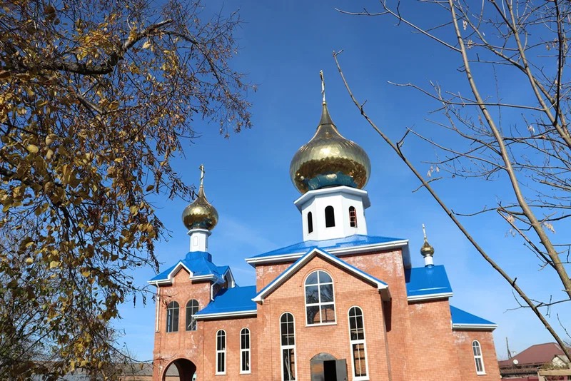 Храм в честь Казанской иконы Божией Матери ст. Кужорской Республики Адыгея