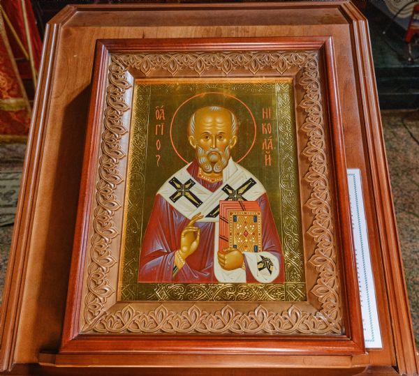 Святитель Николай, архиепископ Мир Ликийских, Чудотворец. Престольная икона.