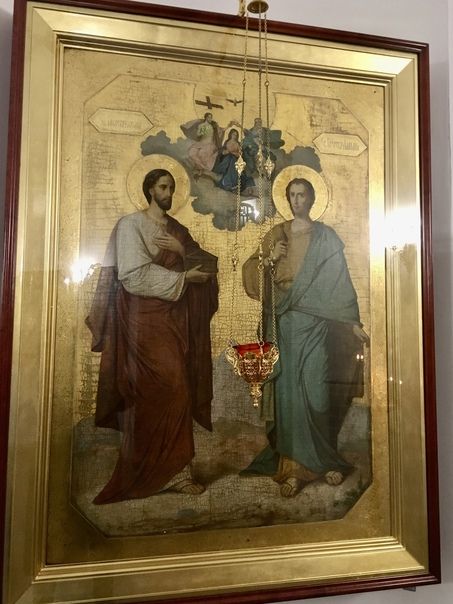 Икона св.бессребреников Космы и Дамиана