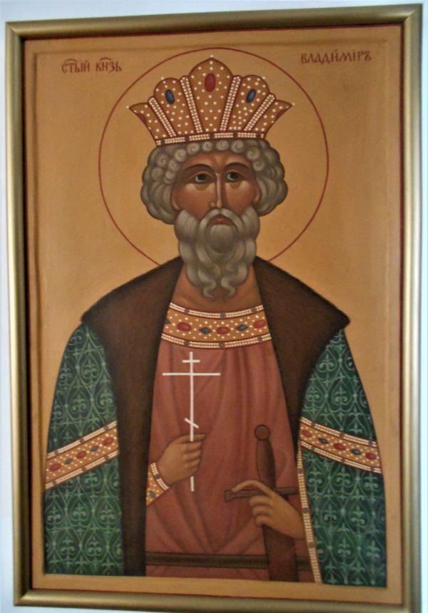 Икона святого равноапостольного князя Владимира